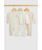 MOTHERCARE šliaužtinukas ilgomis rankovėmis, 3vnt., GF095