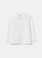 OVS polo marškinėliai ilgomis rankovėmis, balti, 74 cm, 002079143