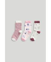 MOTHERCARE kojinės 3 vnt., LK305 26-30,5