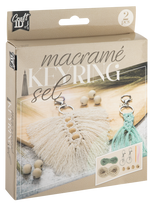 CRAFT ID kūrybinis makramės rinkinys - raktų pakabukai, CR1728/GE