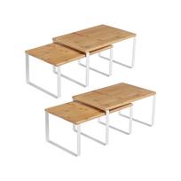 4 pastatomos lentynėlės | Prieškonių lentynėlės | Rusva