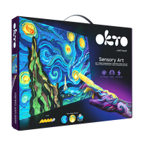 Kūrybinis rinkinys Modelino rinkinys - 3D tapyba Starry night (30*40 cm)