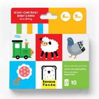 Dėlionė „High Contrast Baby Cards on a String“, 6-9m+