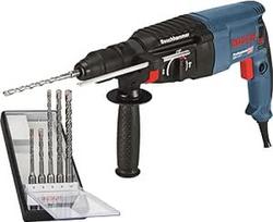 "Bosch Professional" GBH 2-26 F 830W 900 aps./min SDS Plus rotacinis plaktukas - plaktukinis gręžtuvas (mėlynas, 830W, 6,8cm, 900 aps./min, 2,7J, 4000BPM)