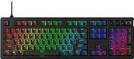 "HyperX Alloy Rise" - "Hot-Swap" keičiama mechaninė žaidimų klaviatūra, kompiuterio, aplinkos šviesos jutiklis, tvirtinama prie tarpinės, "HyperX" linijiniai jungikliai, vokiškas išdėstymas (QWERTZ)