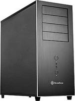 "SilverStone" SST-TJ04B-E - "Temjin Midi Tower SSI-CEB ATX" kompiuterių saugyklos korpusas, juodas