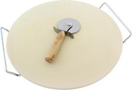 ATL AG680 Pizza stone 33cm + knife