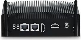 BASOARO pramoninis mini kompiuteris be ventiliatoriaus, mini kompiuteris "Win 11 Pro", 8GB RAM, 128GB SSD "Core i5 8350U" pramoninis kompiuteris su RS232, dvigubu RJ45 LAN, 2 HD ekranais, USB 3.0, dviejų dažnių WLAN, BT