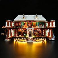 BrickBling LED Lighting Kit for Lego 21330 Ideas Home Alone, LED Lighting Kit for Home Use, Exclusive Collectible Home Decoration, Creative Gift (Lighting Kit Only, No Lego Model) - Standard Version