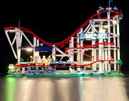 BRIKSMAX LED Lighting Set for Lego Creator Expert Roller Coaster, Compatible with Lego 10261 Building Blocks Model - Without Lego Set