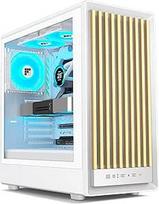 FOIFKIN kompiuterio dėklas: Ventiliatorius ATX Mid Tower žaidimų kompiuterio korpusas M01 White