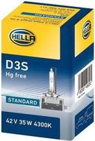 HELLA 8GS 009 028-311 Bulb - D3S - Xenon up to 4300 Kelvin - 42V - 35W - Socket type: P32d-2-5 - Box - Quantity: 1