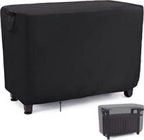 Hohong Outdoor Prep Table Cover for Keter Unity XL Portable Table and Storage Cabinet, Waterproof Grill Prep Table Cover and Bar Cart Cover 132 x 56 x 92 cm