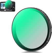 K&F CONCEPT Clip-On CPL filtras, suderinamas su DJI Osmo Action 6, žiedinės poliarizacijos filtras, HD optinis stiklas su daugiasluoksne danga, mažinančia atspindžius Veiksmo kamerų priedai