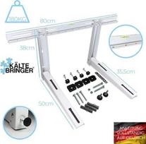 Kaltbringer wall mount for outdoor air conditioning units up to 180 kg - wall bracket set for split air conditioners or heat pumps - very durable, stable and corrosion-resistant