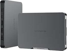 khadas Mind Mini kompiuteris, "Intel Core i7-1360P" 5,0 GHz mini nešiojamasis kompiuteris su 5,55Wh budėjimo režimu veikiančia baterija, 32GB LPDDR5, 1 TB PCIe4.0 SSD, "Windows11 Home" palaikymas 4K ekranas/WiFi 6E/BT5.3v