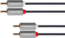 Kruger Matz Kabel 2RCA-2RCA 10m Kruger&Matz Basic