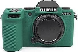 MUZIRI KINOKOO Fuji XS20 dėklas, minkštas silikoninis apsauginis dėklas, skirtas Fujifilm Fuji XS20 X-S20 skaitmeniniam fotoaparatui, apsaugantis nuo įbrėžimų, plonas Fuji XS20/X-S20 silikoninis dėklas, žalias