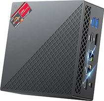 NiPoGi AM06 PRO mini kompiuteris AMD Ryzen 7 5825U (8C/16T, iki 4,50 GHz), 16GB DDR4, 512GB M.2 SSD mini stalinis kompiuteris W-11 Pro, WiFi 6, dvigubas LAN, 4K trigubo ekrano mikrokompiuteris su VESA, skirtas mokyklai / biurui