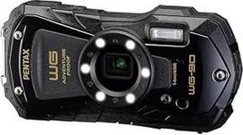 PENTAX WG-90 (juodas) - vandeniui atsparus skaitmeninis kompaktiškas fotoaparatas, skirtas lengvai fotografuoti po vandeniu iki 14 metrų gylio