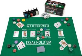 Poker Set / Poker set / Cards + chips 200 pcs.