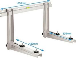 Rodigas Wall bracket for air conditioners or heat pumps up to 120 kg incl. Accessories