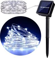 Solar garden decorative lamp 100 LED 10m 600mAh GreenBlue GB164
