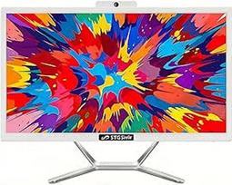 STGsivir "All-in-One" stalinis kompiuteris 21,5 colio "Core i5" iki 3,6 GHz 16GB RAM 512GB SSD "WiFi" 5 "Bluetooth" W10H64 Baltas