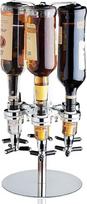 United Entertainment Bar Butler Carousel Bottle Holder for 4 Bottles, Rotating Cocktail Drink Dispenser for Man Cave, Home Bar, Kitchen, 51 x 24.5 cm