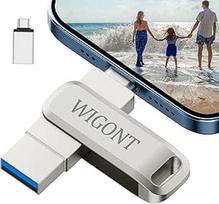 USB atmintinė 128GB 3 in 1 USB atmintinė "iPhone" Atmintinė, skirta saugoti daugiau įvairių įrenginių nuotraukų ir vaizdo įrašų Atmintinė mobiliajam telefonui, skirta i0S/pad/PC