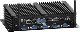 WEIDIAN pramoninis kompiuteris be ventiliatoriaus i7-8550U be ventiliatoriaus Mini kompiuteris Win 11, 8GB RAM 256GB SSD be ventiliatoriaus Kompiuteris be ventiliatoriaus Palaiko Linux 6xCOM (RS232/485) 4K 3xekranai (HD+DP+EDP) 2LAN 8USB LPT WiFi5&BT Vers