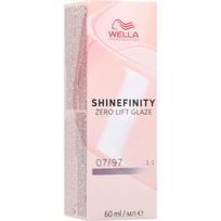 Wella Professionals Shinefinity Zero Lift Glaze pusiau ilgalaikiai plaukų dažai atspalvis 07/97 60 ml