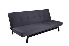 Sofa-lova Bodil, 80x180x55 cm, tamsiai pilka