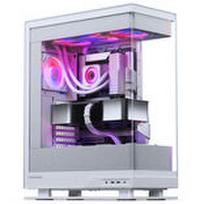 Phanteks Evolv X2 Matrix PC Case, Mid-Tower, E-ATX, Tempered Glass, Matrix LED – White