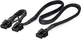 "Corsair" PCIE laidas, PSU 8 kontaktų vyriškos ir dvigubos PCIe 8 kontaktų (6+2) vyriškos jungties maitinimo šaltinio kabelis, skirtas "Corsair" modulinių maitinimo šaltinių RM/HX/CX-M serijai