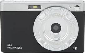 "Fockety" 4K skaitmeninis fotoaparatas, 16x priartinimas, 50 MP AF automatinis fokusavimas, Vlogging fotoaparatas, beveidrodis 2,88 colių IPS HD fotoaparatas su akumuliatoriumi, LED apšvietimas, nešiojamasis kompaktiškas fotoaparatas