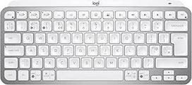 "Logitech MX Keys Mini Minimalist Wireless Illuminated Keyboard Pale Grey" šviesiai pilka JAV INT'L klaviatūra