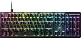 "Razer DeathStalker V2" (raudonas jungiklis) - žemo profilio optinė žaidimų klaviatūra (linijiniai optiniai jungikliai, nuimamas C tipo laidas, lazeriu graviruoti klavišų dangteliai, RGB chromatinė spalva), JK išdėstymas, juoda