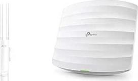 "TP-Link EAP110" N300 WLAN lauko prieigos taškas (300Mbps 2,4 GHz su 2 x 2 MIMO, palaiko pasyvųjį PoE) baltas ir EAP115 N300 WLAN prieigos taškas (300Mbps 2,4 GHz, debesijos valdymas) baltas