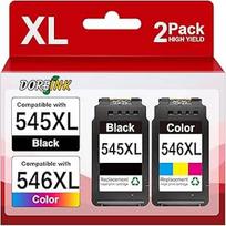 545 546 XL "Canon" spausdintuvų kasetės PG 545XL CL 546XL Multipack suderinamos su "Pixma TS3450 TS3350 TS3440 TS3150 TS3151 TS3355 MX495 TR4550 TR4551 TR4650 MG2555 5s (5s 5s 5s)