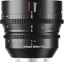 7artisans 35mm T2.0 didelės diafragmos pilno kadro objektyvas su L laikikliu, rankinis fokusavimas, mažas iškraipymas, suderinamas su Sigma FP, Panasonic S1 S1H S5, Leica SL SL2, juodas