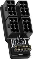 cablecc ATX3.0 PCI-E 5.0 maitinimo modulinis 90 laipsnių 12VHPWR žemyn pasviręs adapteris su keturiais ATX 8P, skirtas 4080 5090TI 16Pin 12+4P vaizdo plokštei