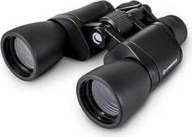 Celestron 72355 LandScout 8-24 x 50 mm vandeniui atsparūs Porro prizmės žiūronai su gumine rankena, padengtu objektyvu, K9 optiniu stiklu, kaklo dirželiu ir minkštu dėklu, juodos spalvos