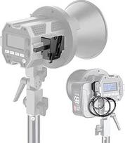 COLBOR VM2 V-Mount adapteris ir D-Tap-C tipo kabelis, V-Mount akumuliatoriaus plokštelė su kabeliu, suderinama tik su COLBOR CL60/CL100X serijos vaizdo žibintais
