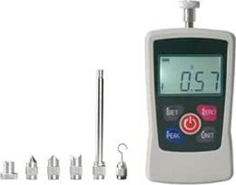 Dinamometras, 300N Digitales Kraftmessgerät Vier Einheiten Oz, Lb, N, Kg, Tragbares Zug-/Druckkraftmessgerät Messgerät Dynamometer(500N)