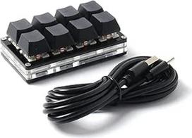 LICHIFIT 8 klavišų klaviatūra USB sąsaja Custom Copy Paste Shortcuts Mini mechaninė klaviatūra SayoDevice
