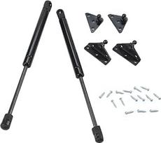 Luftdruck-Säulenfeder für Wohnmobile, 12 in 40 lb (178 N), robuste Hebeunterstützung mit Metallkonstruktion, Schwarz