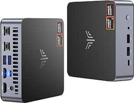 NiPoGi AM21 mini kompiuteris AMD Ryzen 7 8745HS (8C/16T, iki 4,9 GHz), 32GB DDR5 5600 MHz, 1 TB M.2 NVME SSD mini stalinis kompiuteris -11 Pro, AMD Radeon 780M, 4K Quad Screen Display, 2X HDMI, DP, WiFi 6