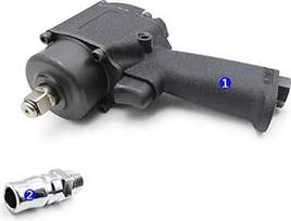 Plaktukai Mini pneumatinis/pneumatinis smūginis veržliaraktis Oro 1/2 colio dvigubas plaktukas Oro automobilių remontas Bump Key Automobiliai Rašikliai įrankiai