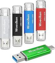 USB 3.0 32GB 3.0 USB Type-C mobiliojo telefono atmintinė (2-in-1 USB atmintinė, pvz., "Android" mobiliajam telefonui, planšetiniam kompiuteriui, kompiuteriui, nešiojamajam kompiuteriui, "MacBook", OTG)